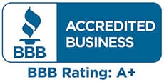 Better Business Bureau A plus rating